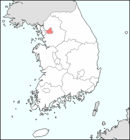 韓国におけるソウル地図