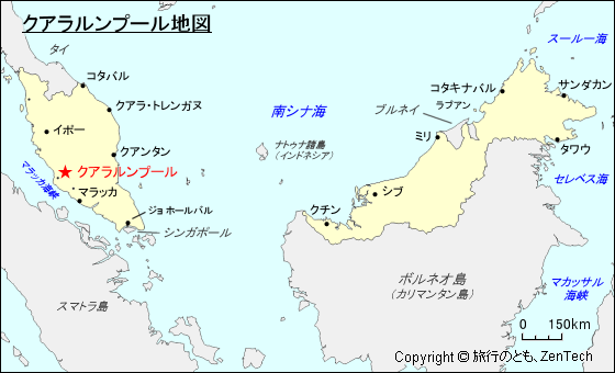 クアラルンプール地図