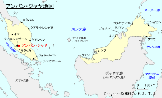 アンパン・ジャヤ地図