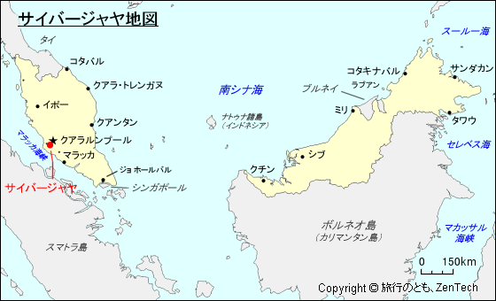 サイバージャヤ地図