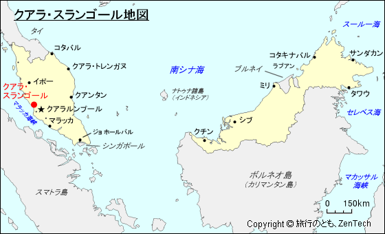 クアラ・スランゴール地図