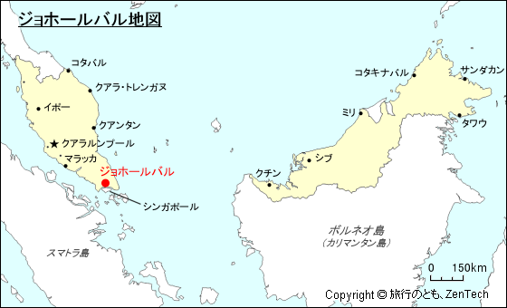 ジョホールバル地図