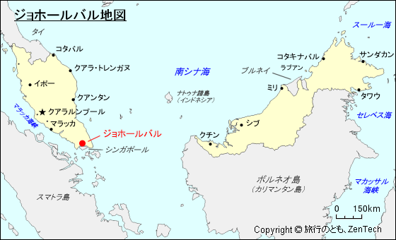 ジョホールバル地図