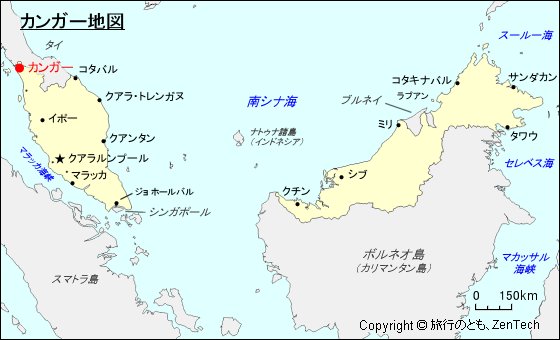 カンガー地図