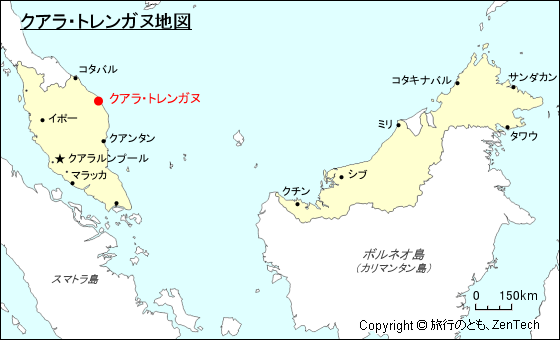 クアラ・トレンガヌ地図