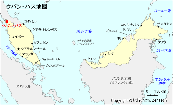 クバン・パス地図