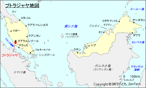 プトラジャヤ地図