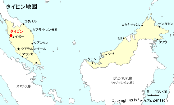 タイピン地図
