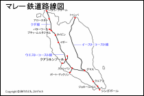 マレー鉄道路線図