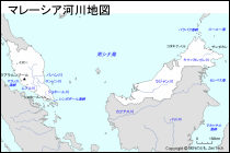 マレーシア河川地図