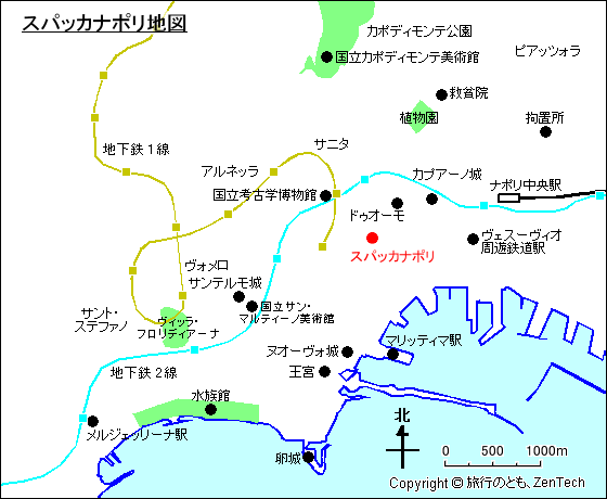 スパッカナポリ地図