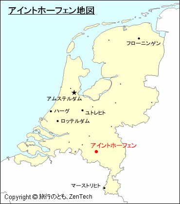 アイントホーフェン地図