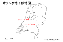 オランダ地下鉄地図