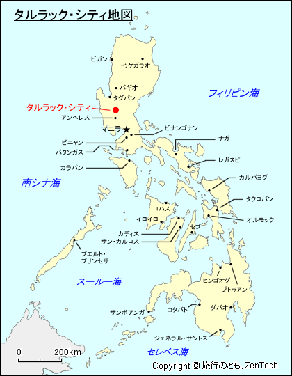 タルラック・シティ地図