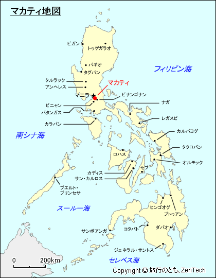 マカティ地図