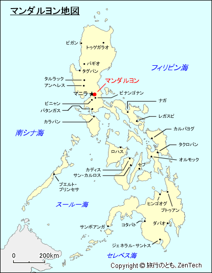 マンダルヨン地図