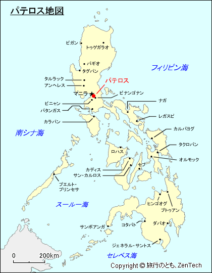 パテロス地図