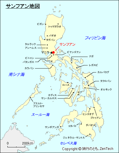 サンフアン地図