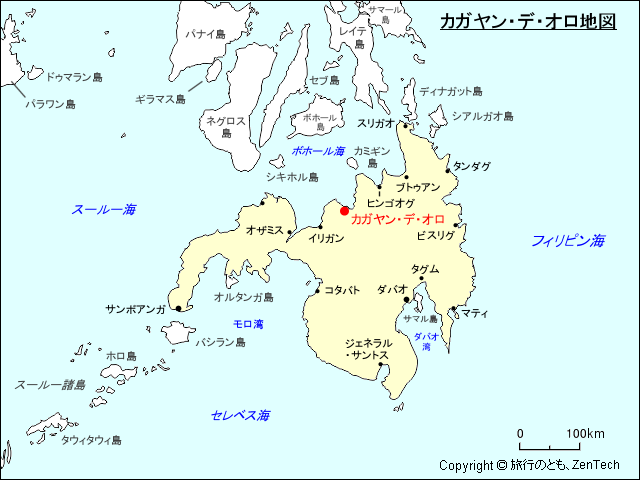 カガヤン・デ・オロ地図