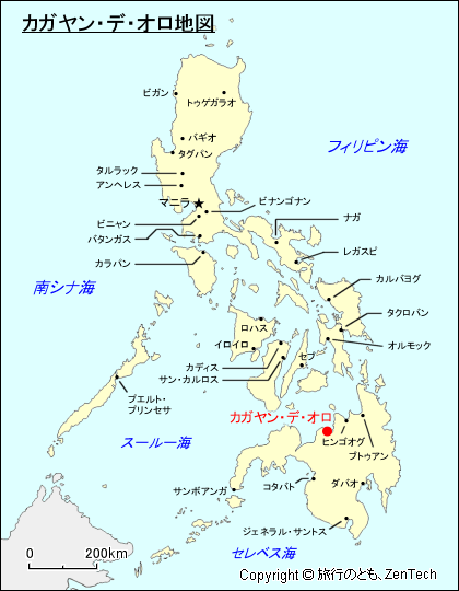 カガヤン・デ・オロ地図