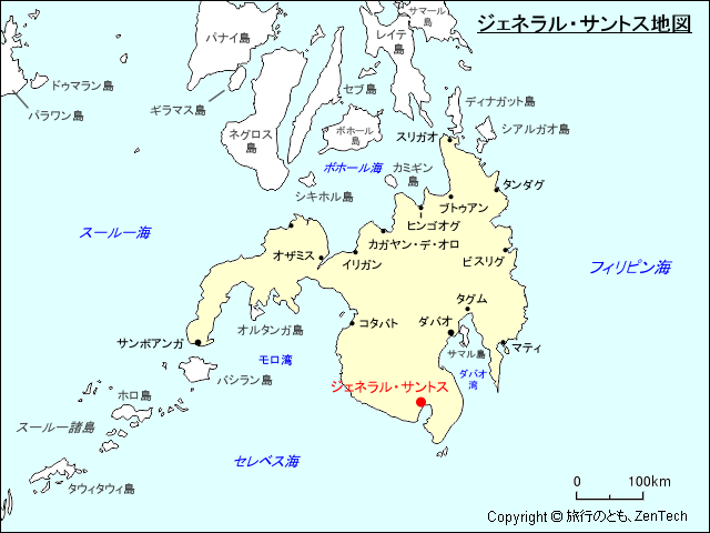 ジェネラル・サントス地図