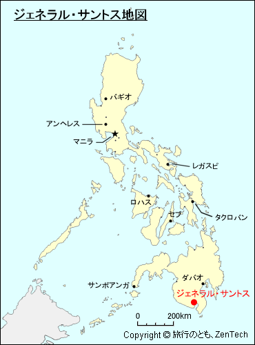ジェネラル・サントス地図