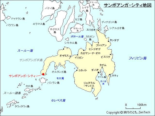 サンボアンガ・シティ地図