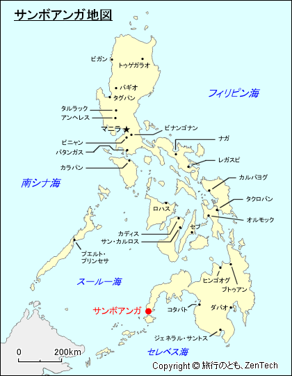 サンボアンガ地図