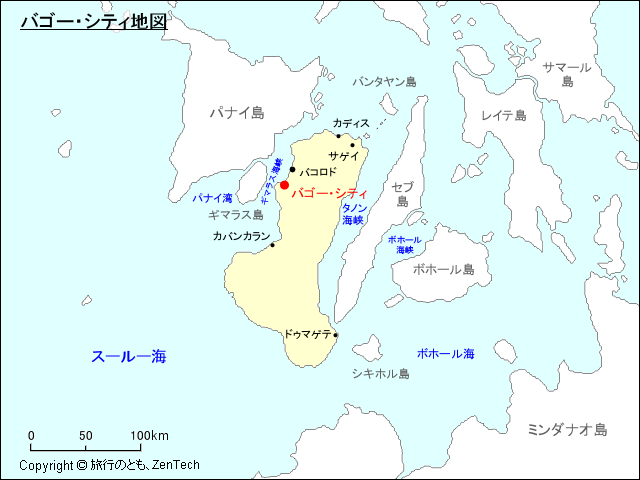 バゴー・シティ地図