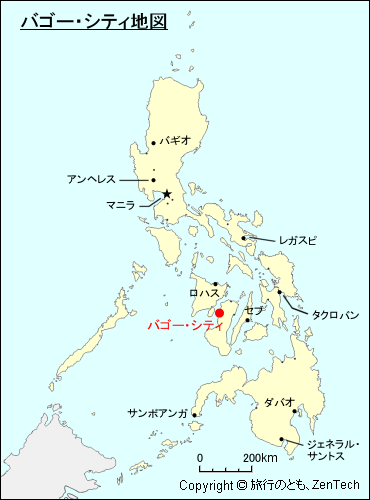 バゴー地図