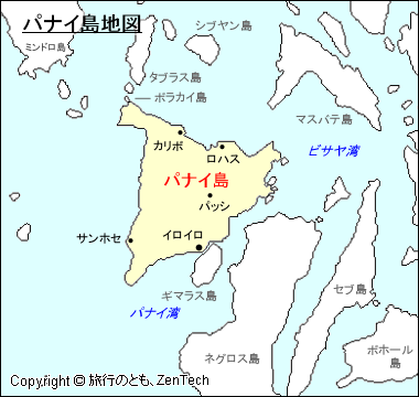 パナイ島地図