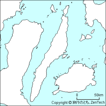 セブ島白地図
