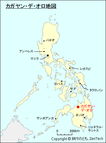 カガヤン・デ・オロ地図