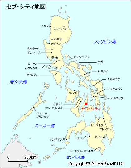 セブ・シティ地図