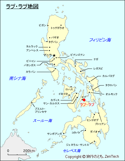 ラプ・ラプ地図