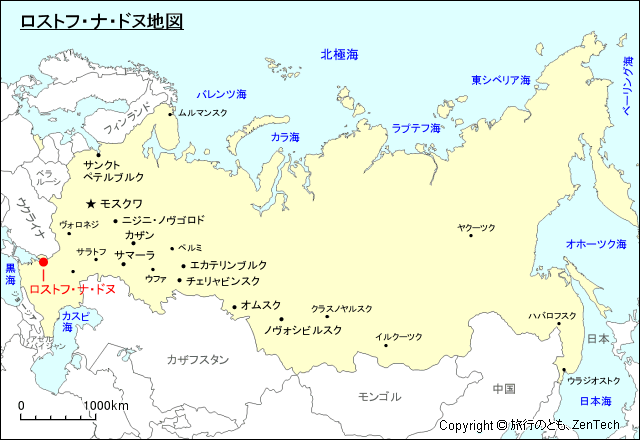 ロストフ・ナ・ドヌ地図
