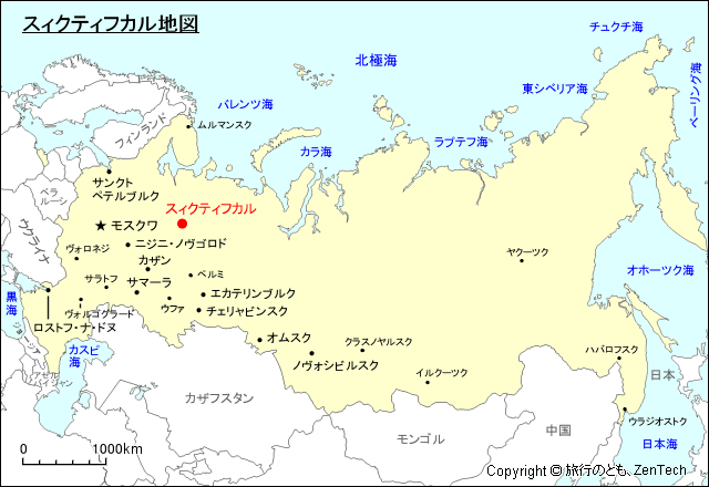 スィクティフカル地図