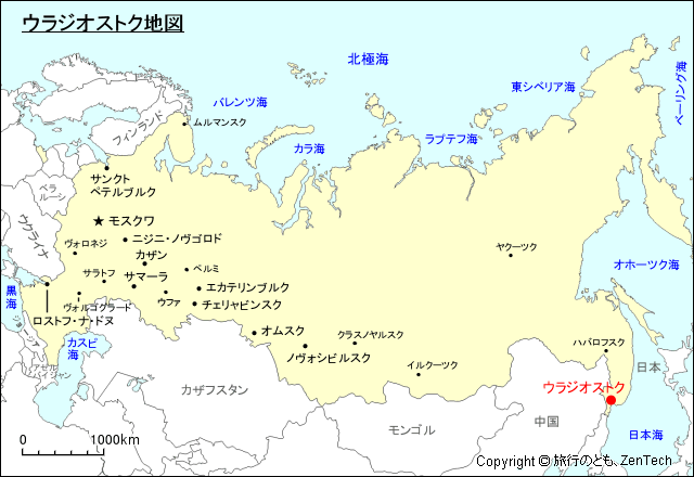 ウラジオストク地図