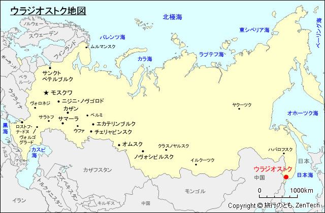 ウラジオストク地図