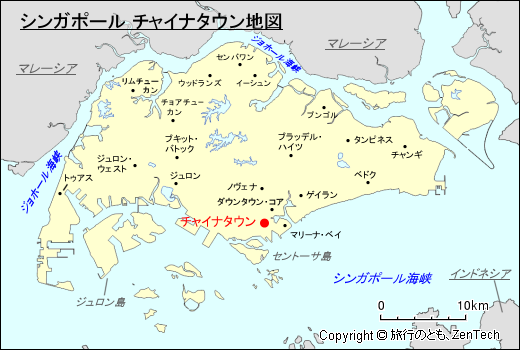 シンガポール チャイナタウン地図