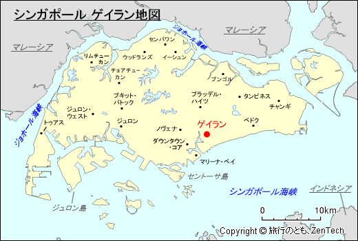 シンガポール ゲイラン地図