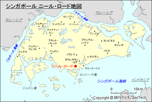 シンガポール ニール・ロード地図