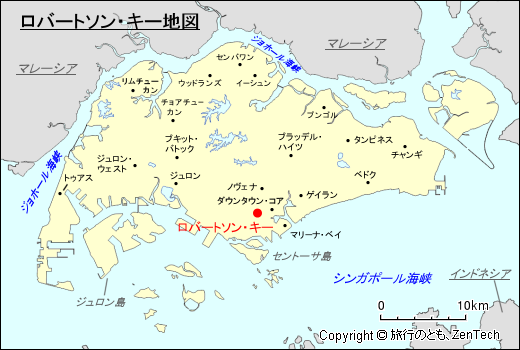 ロバートソン・キー地図