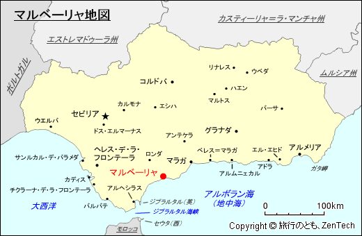 マルベーリャ地図