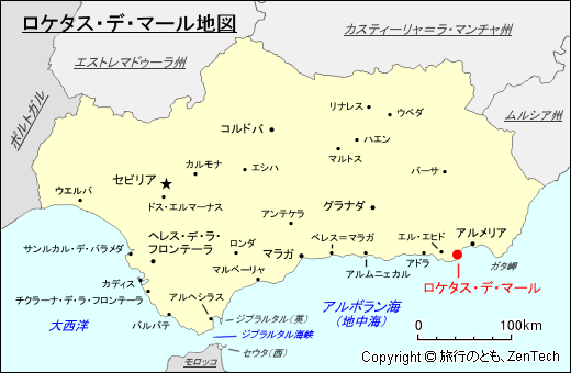 ロケタス・デ・マール地図