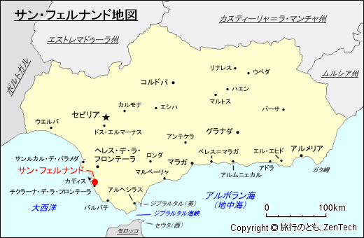 サン・フェルナンド地図