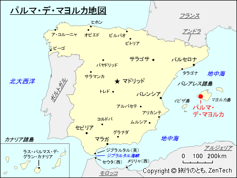 パルマ・デ・マヨルカ地図