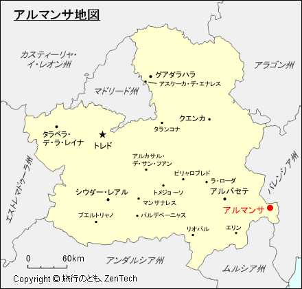 アルマンサ地図