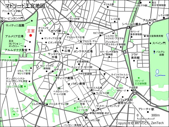マドリード王宮地図