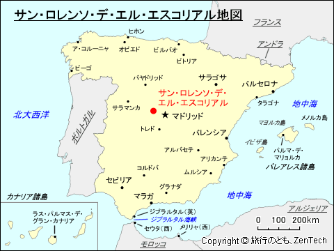 サン・ロレンソ・デ・エル・エスコリアル地図